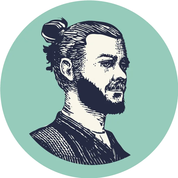 Ritratto illustrato di Riccardo Russo